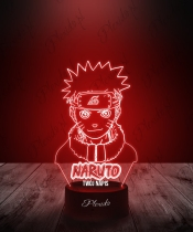 Lampka LED 3D Plexido Prezent Dla Fana Anime Naruto Napis - 2