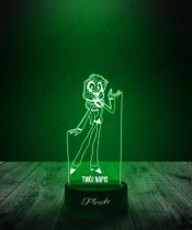 Lampka LED 3D Plexido Hazbin Hotel Charlie - 1