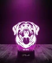 Lampka LED 3D Plexido Pies Rottweiler - 2