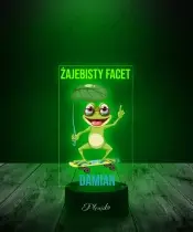 Lampka LED 3D Plexido z Nadrukiem UV Prezent na Dzień Mężczyzny Żaba - 3