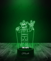 Lampka LED 3D Plexido Five Nights at Freddy's FNAF Bonbon - 1