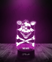 Lampka LED 3D Plexido Five Nights at Freddy's FNAF Foxy - 3