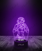 Lampka LED 3D Plexido Anime Arcane Vi Violet - 1