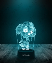 Lampka LED 3D Plexido Bajka Psi Patrol Piesek Skye
