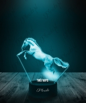 Lampka LED 3D Plexido Prezent Skok Koń Konik