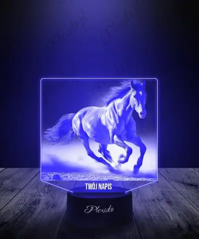 Lampka LED 3D Plexido Prezent Galop Koń Konik