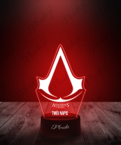 Lampka LED 3D Plexido Gra Assassin's Creed Logo - 1