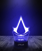 Lampka LED 3D Plexido Gra Assassin's Creed Logo