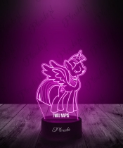 Lampka LED 3D Plexido Bajka My Little Pony Twilight Sparkle Alikorn - 1