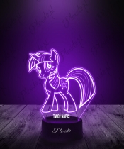 Lampka LED 3D Plexido Bajka My Little Pony Twilight Sparkle Kucyk