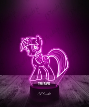 Lampka LED 3D Plexido Bajka My Little Pony Twilight Sparkle Kucyk - 3