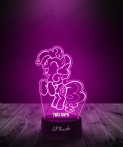Lampka LED 3D Plexido Bajka My Little Pony Pinkie Pie Kucyk
