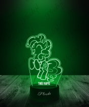 Lampka LED 3D Plexido Bajka My Little Pony Pinkie Pie Kucyk - 3