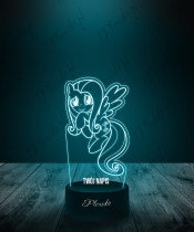 Lampka LED 3D Plexido Bajka My Little Pony Fluttershy Kucyk