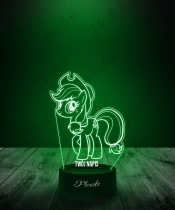 Lampka LED 3D Plexido Bajka My Little Pony Apple Jack - 2