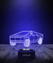 Lampka LED 3D Plexido Samochód Cybertruck Tesla