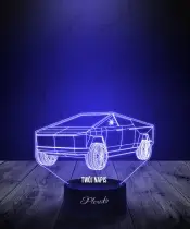 Lampka LED 3D Plexido Samochód Cybertruck Tesla