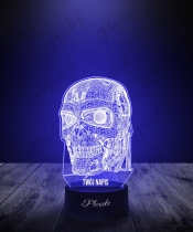 Lampka LED 3D Plexido Avatar Terminator Czaszka - 2