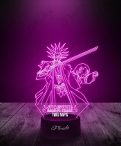 Lampka LED 3D Plexido Bleach Zaraki Kenpachi Yachiru Bleach - 2