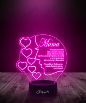Lampka LED 3D Plexido Upominek dla Mamy na Dzień Matki