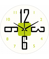 zegar_ścienny_do_biura_plexido_zielony