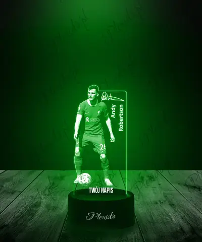 Lampka LED 3D Plexido Piłkarz Andy Robertson Reprezentacja Euro