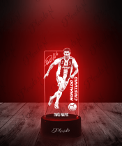 Lampka LED 3D Plexido Piłkarz Cristiano Ronaldo Reprezentacja Euro - 2