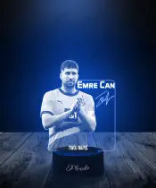 Lampka LED 3D Plexido Piłkarz Emre Can Reprezentacja Euro - 2