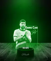 Lampka LED 3D Plexido Piłkarz Emre Can Reprezentacja Euro