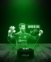 Lampka LED 3D Plexido Piłkarz David De Gea Reprezentacja Euro