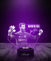 Lampka LED 3D Plexido Piłkarz David De Gea Reprezentacja Euro - 3