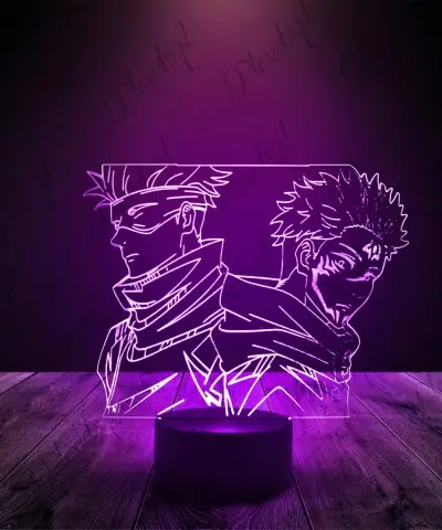 Lampka LED 3D Plexido Jujutsu Kaisen - 1