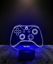 Lampka LED 3D Plexido Pad X-BOX - 3