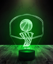 Lampka LED 3D Plexido Kosz do koszykówki - 1