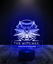 Lampka LED 3D Plexido Wiedźmin The Witcher - 1