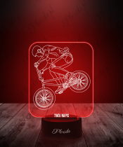 Lampka LED 3D Plexido Igrzyska Olimpijskie 2024 Freestyle BMX