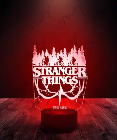 Lampka LED 3D Plexido Stranger Things Drzewo - 1