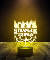 Lampka LED 3D Plexido Stranger Things Drzewo - 3