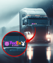 Illuminated Name Plate for Courier Driver for Truck or Bus Premium Print - 7