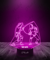Lampka LED 3D Plexido Igrzyska Olimpijskie Szermierka Pojedynek