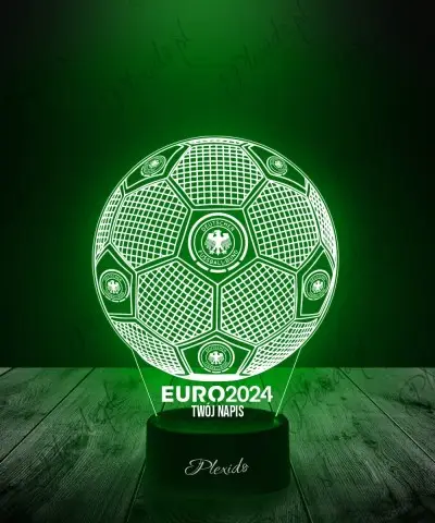 Lampka LED 3D Plexido Piłka Nożna Reprezentacja Niemcy Euro 2024 - 1