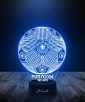 Lampka LED 3D Plexido Piłka Nożna Reprezentacja Niemcy Euro 2024 - 3