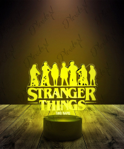 Lampka LED 3D Plexido Stranger Things Postacie - 3