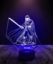 Lampka LED 3D Plexido Darth Vader Miecz - 2