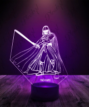 Lampka LED 3D Plexido Darth Vader Miecz - 3