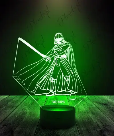 Lampka LED 3D Plexido Darth Vader Miecz - 1