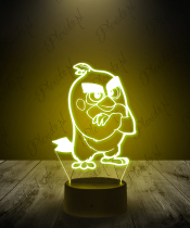 Lampka LED 3D Plexido Angry Birds Czerwony - 2