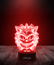 Lampka LED 3D Plexido Gra Bajka Sonic Grawer
