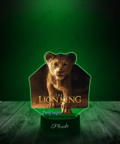 Lampka LED 3D Plexido z Nadrukiem The Lion King Król Lew