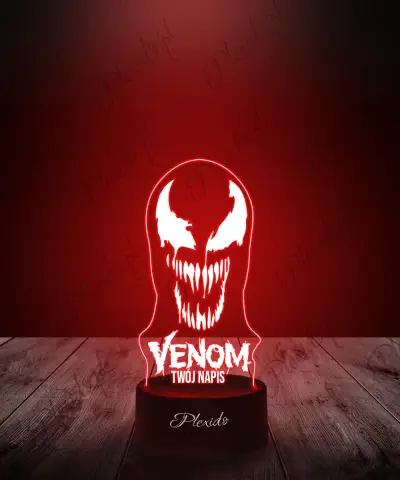 Lampka LED 3D Plexido Marvel Venom